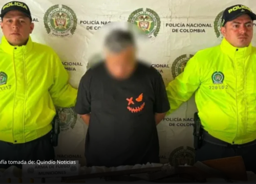 Capturan en Circasia a presunto proveedor de armas para estructuras criminales Capturan en Circasia a presunto proveedor de armas para estructuras criminales