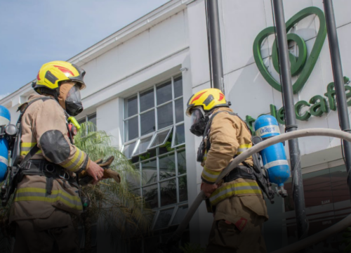 Telecafé fortaleció su capacidad de respuesta durante simulacro de emergencia del Comité de Ayuda Mutua