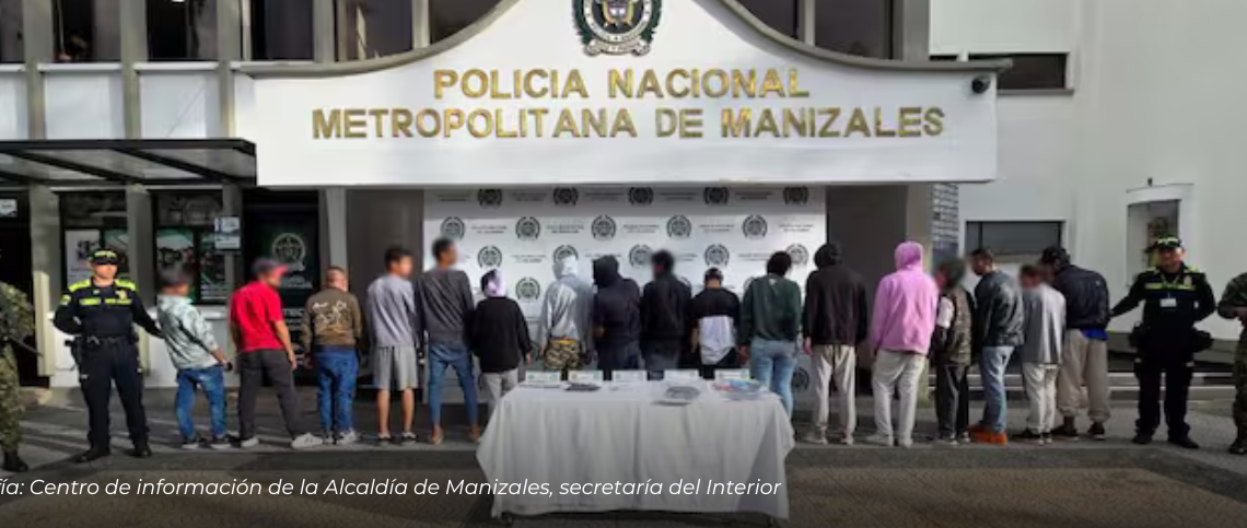 Golpe a red de microtráfico en Manizales deja 19 capturados y dos prófugos identificados Golpe a red de microtráfico en Manizales deja 19 capturados y dos prófugos identificados