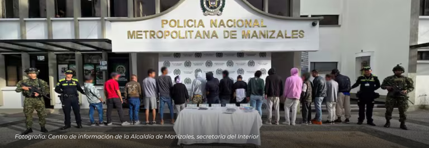Golpe a red de microtráfico en Manizales deja 19 capturados y dos prófugos identificados