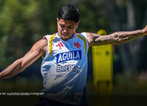 Preocupación en la Selección Colombia: ‘Cucho’ Hernández sufrió un golpe durante entrenamiento en México Preocupación en la Selección Colombia: ‘Cucho’ Hernández sufrió un golpe durante entrenamiento en México