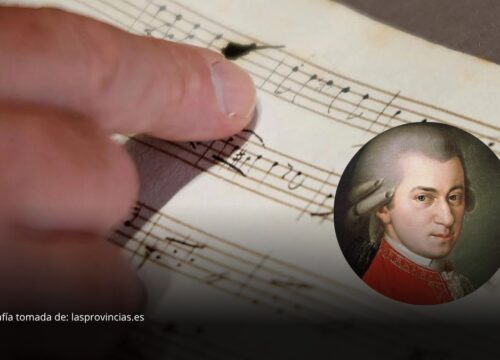 Descubren en Francia un manuscrito inédito de Mozart con siete piezas para flauta y arpa Descubren en Francia un manuscrito inédito de Mozart con siete piezas para flauta y arpa