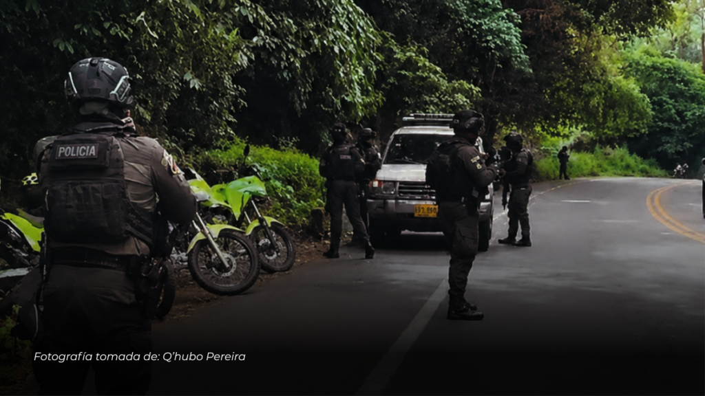 Hallan banderas del ELN en cuatro sectores de Pereira