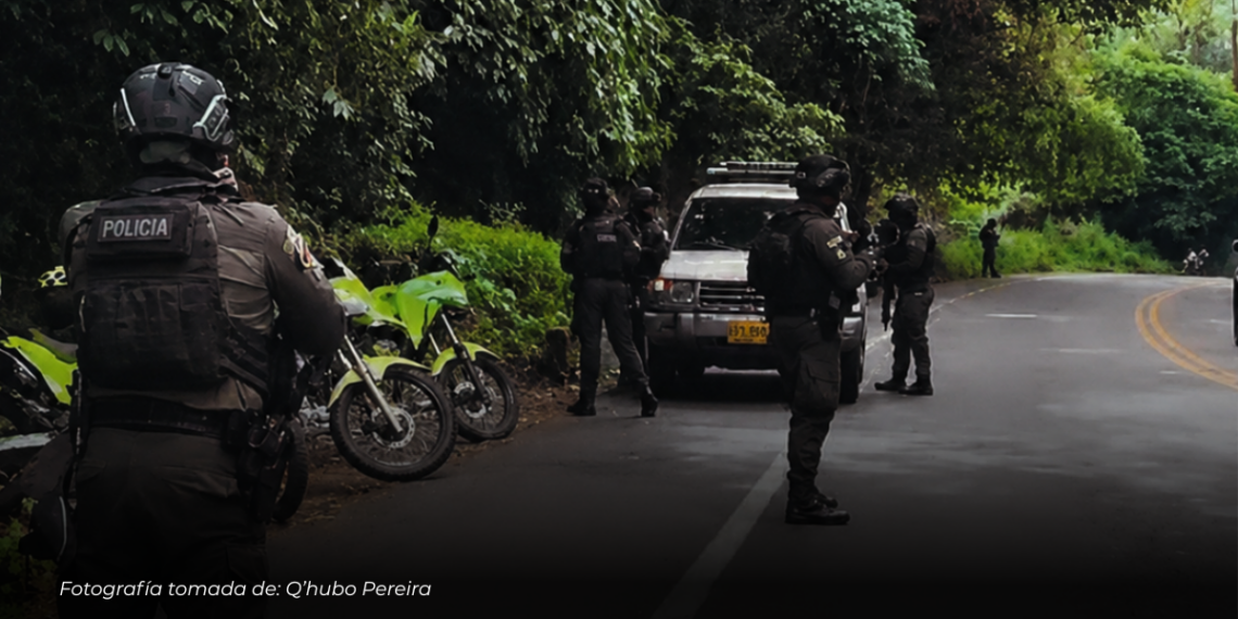 Hallan banderas del ELN en cuatro sectores de Pereira Hallan banderas del ELN en cuatro sectores de Pereira