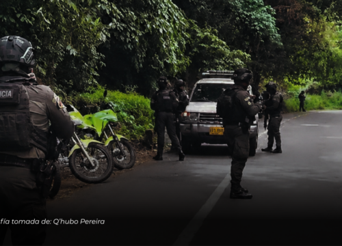 Hallan banderas del ELN en cuatro sectores de Pereira Hallan banderas del ELN en cuatro sectores de Pereira