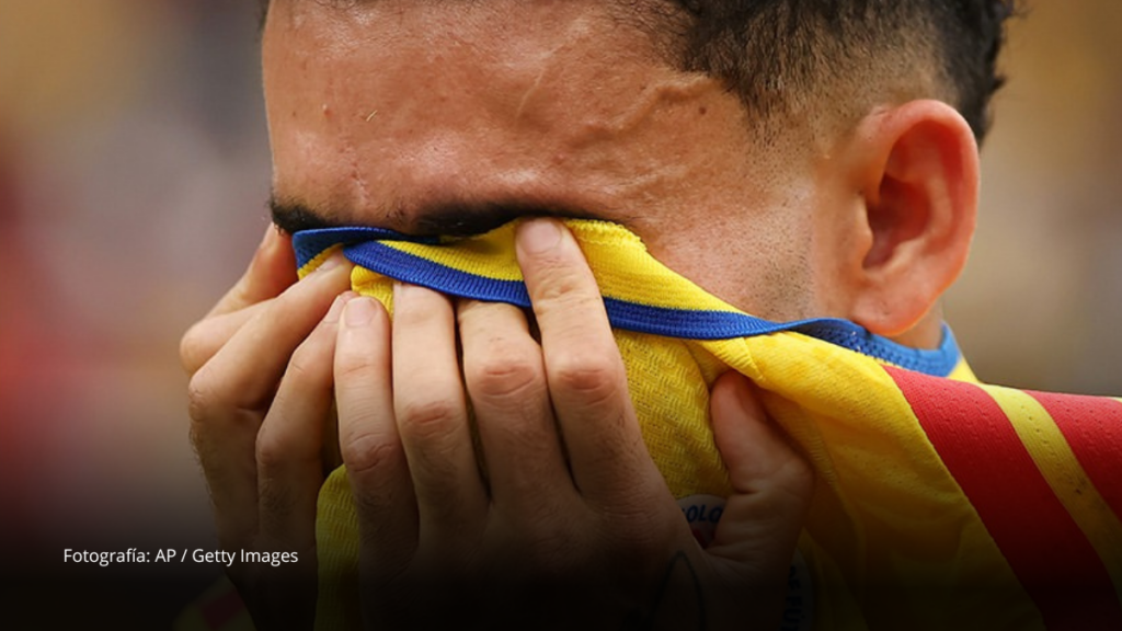 Las lágrimas de Luis Díaz marcaron la despedida de Colombia en el Mundial