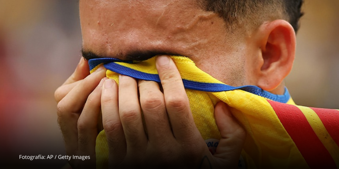 Las lágrimas de Luis Díaz marcaron la despedida de Colombia en el Mundial Las lágrimas de Luis Díaz marcaron la despedida de Colombia en el Mundial