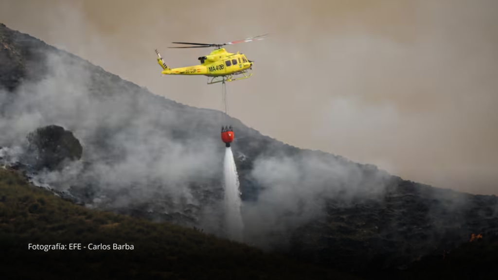 Emergencia por incendio forestal en España deja víctimas fatales y más de 1.400 evacuados