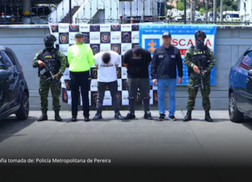 Capturan a dos presuntos implicados en homicidio ocurrido durante el Bulevar Navideño de Pereira
