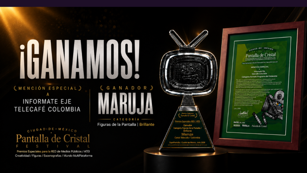 Telecafé obtiene dos reconocimientos internacionales en el Festival Pantalla de Cristal de México