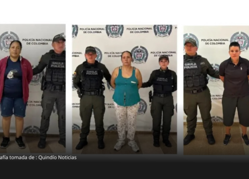 Capturan a tres mujeres señaladas de extorsionar a comerciantes en Tolima y Quindío