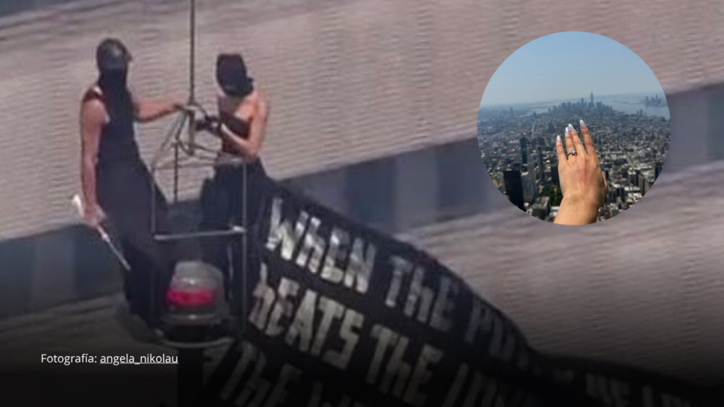 Propuesta de matrimonio en el Empire State terminó con la captura de una pareja