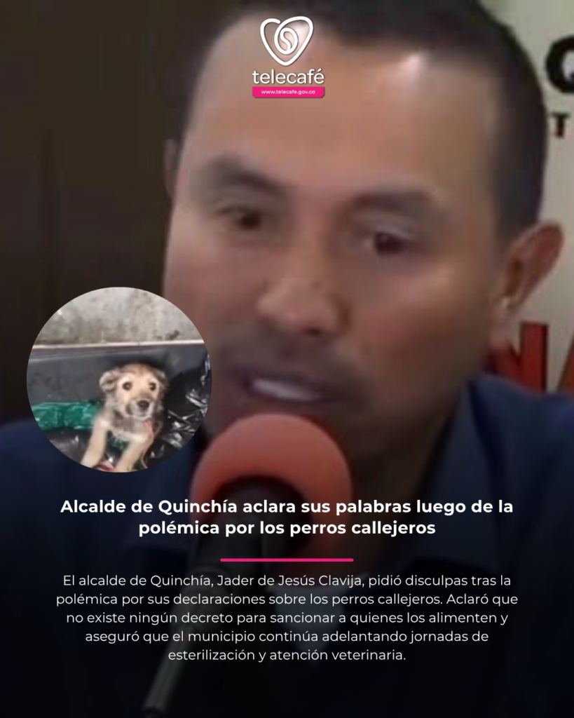 Alcalde de Quinchía aclara sus palabras luego de la polémica por los perros callejeros