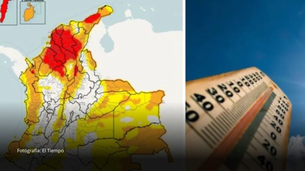 Ocho departamentos de Colombia registraron temperaturas por encima de los 37 °C