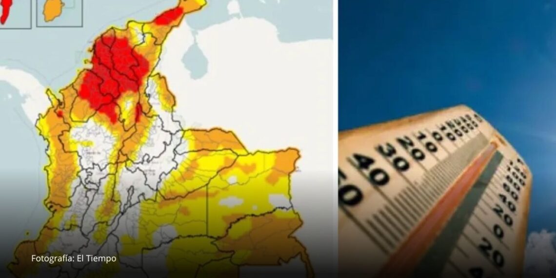 Ocho departamentos de Colombia registraron temperaturas por encima de los 37 °C Ocho departamentos de Colombia registraron temperaturas por encima de los 37 °C