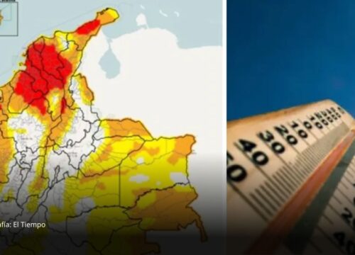 Ocho departamentos de Colombia registraron temperaturas por encima de los 37 °C