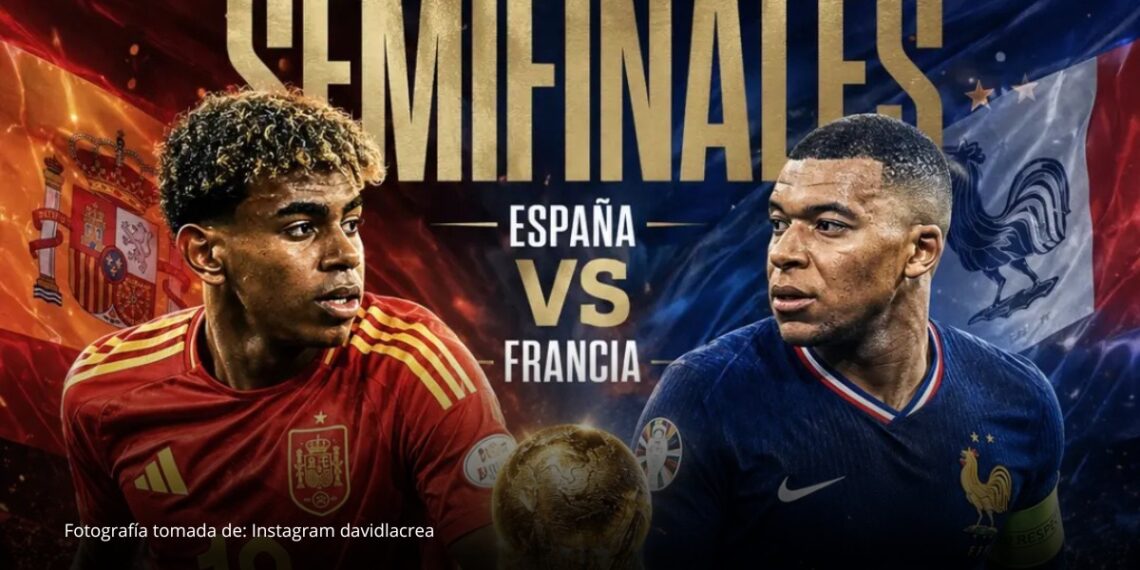 España y Francia se enfrentan por un lugar en la final del Mundial 2026: hora y dónde verlo en el Eje Cafetero España y Francia se enfrentan por un lugar en la final del Mundial 2026: hora y dónde verlo en el Eje Cafetero