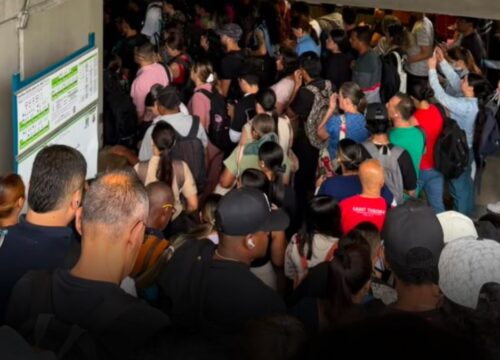 Una falla en la catenaria obligó a suspender el servicio en seis estaciones del Metro de Medellín
