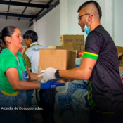 Más de 15 toneladas de ayudas llegan a Dosquebradas tras el sismo