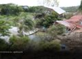 Diez viviendas colapsaron hacia el río Cauca en Manizales y 22 personas sobrevivieron