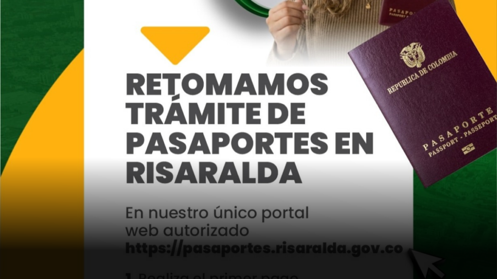 Gobernación de Risaralda retoma la expedición y renovación de pasaportes