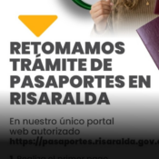 Gobernación de Risaralda retoma la expedición y renovación de pasaportes