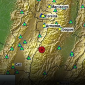 Sismo de magnitud 4,5 registrado en Chaparral durante la madrugada se sintió en el Eje Cafetero