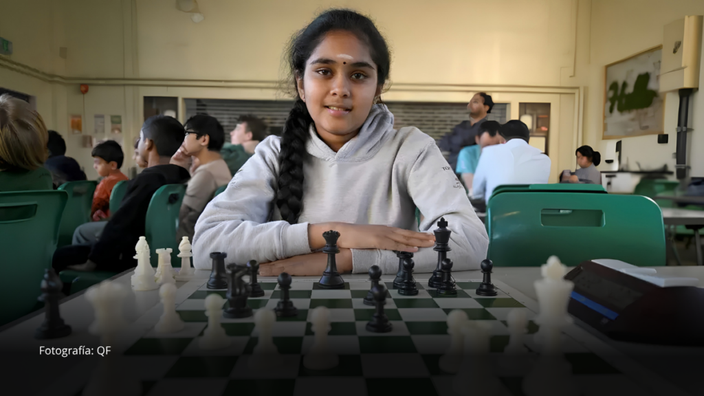 Bodhana Sivanandan, la niña de 11 años que se convirtió en la Gran Maestra Femenina más joven del ajedrez