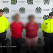 Dos personas señaladas de integrar el frente ‘Adán Izquierdo’ fueron capturadas en Villamaría