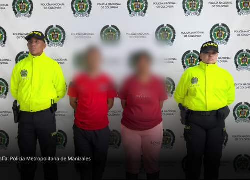 Dos personas señaladas de integrar el frente ‘Adán Izquierdo’ fueron capturadas en Villamaría Dos personas señaladas de integrar el frente ‘Adán Izquierdo’ fueron capturadas en Villamaría