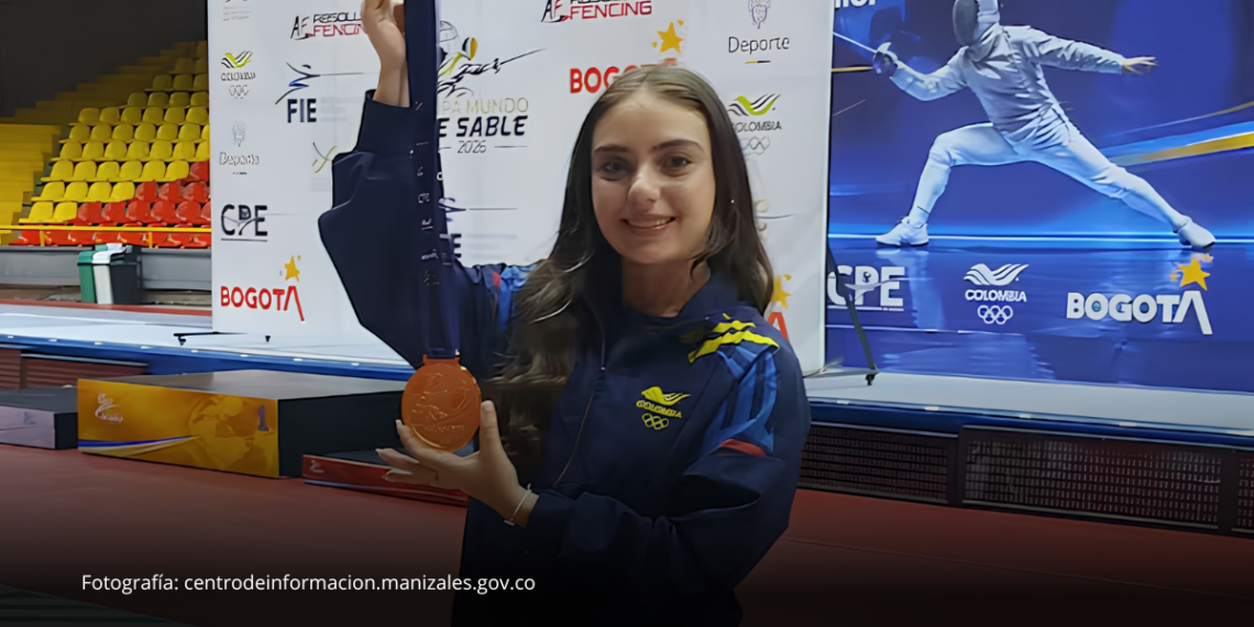 Celeste Parra, esgrimista de Manizales, sube al podio internacional y se destaca en el ranking mundial Celeste Parra, esgrimista de Manizales, sube al podio internacional y se destaca en el ranking mundial