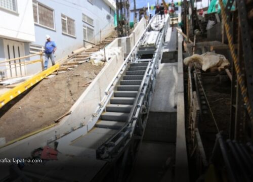 Paseo La Estrella en Manizales alcanza el 70 % de avance y espera instalar escaleras eléctricas Paseo La Estrella en Manizales alcanza el 70 % de avance y espera instalar escaleras eléctricas